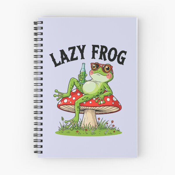 Item preview, A funny desing of a relaxing frog-LAZY FROG designed and sold by Gadget80.