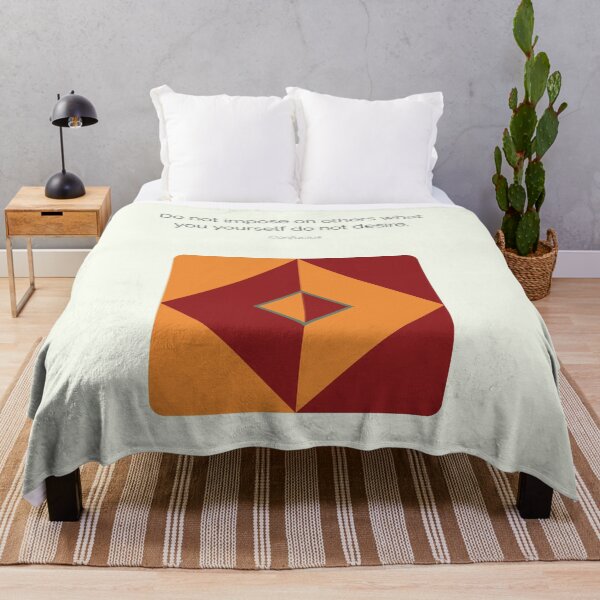 Item preview, Confucius Impose Quote Confucianism Philosophy Geometric Abstract designed and sold by kakarikihill.
