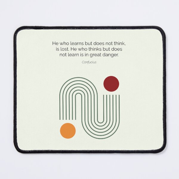 Item preview, Confucius Learn Quote Confucianism Philosophy Geometric Abstract designed and sold by kakarikihill.