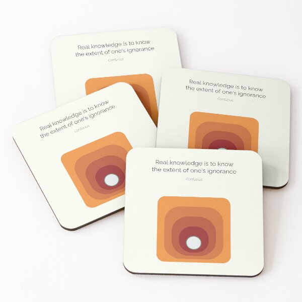 Item preview, Confucius Knowledge Quote Confucianism Philosophy Geometric Abstract designed and sold by kakarikihill.