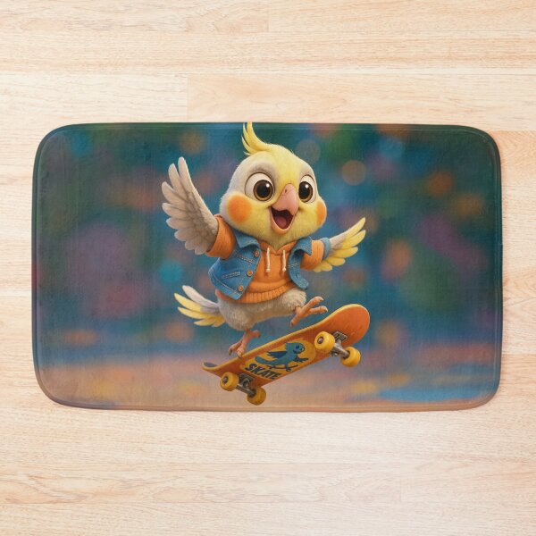 Item preview, Skater Cockatiel designed and sold by Sillytoe.