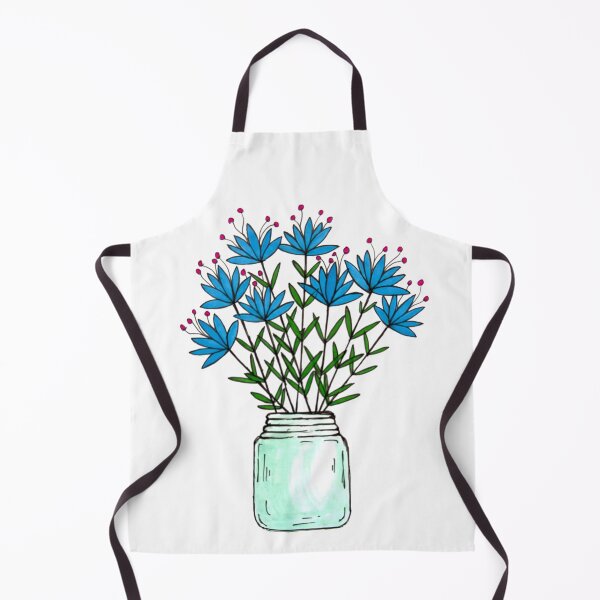 Item preview, Flowers in Glass Jar designed and sold by arTCre8ions.