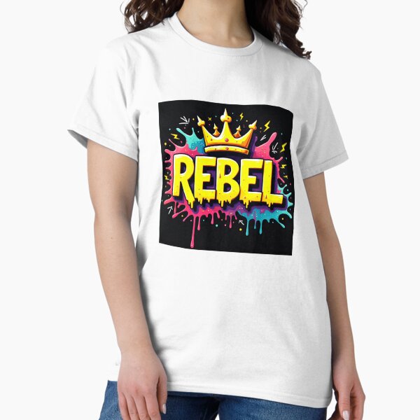 Item preview, Rebel with black background designed and sold by VividPlush.