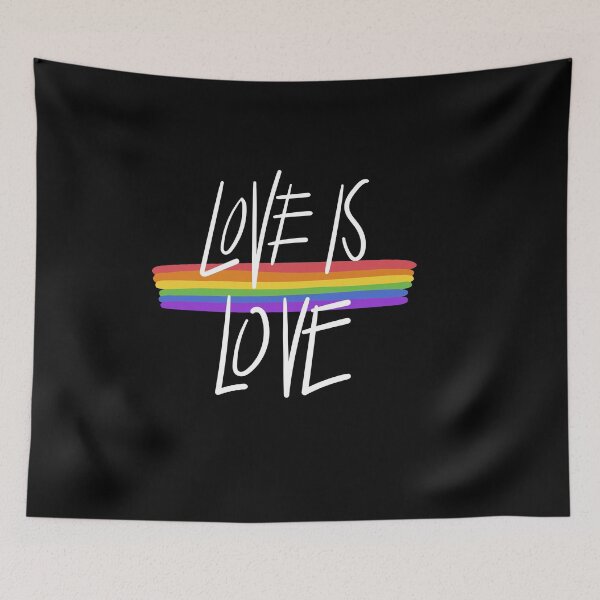 Item preview, Love Is Love Gay Pride LGTB Rainbow designed and sold by Músico Ilustre.