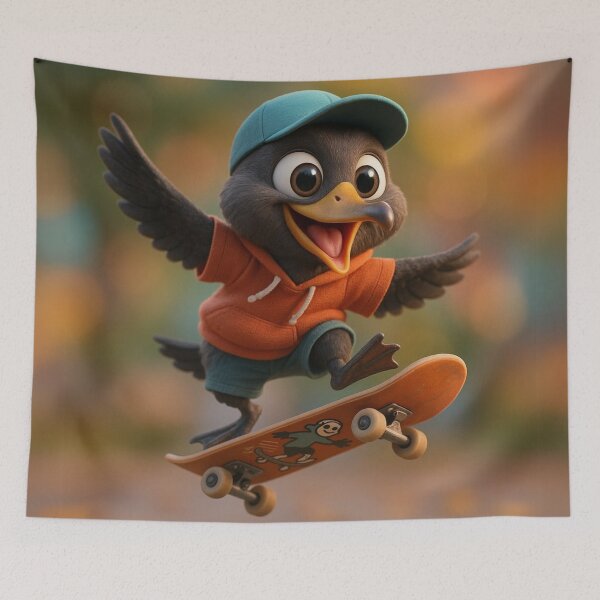 Item preview, Skater Cormorant designed and sold by Sillytoe.