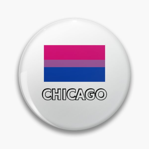 Item preview, Bi Pride Flag Chicago designed and sold by Inspirationmotivation.