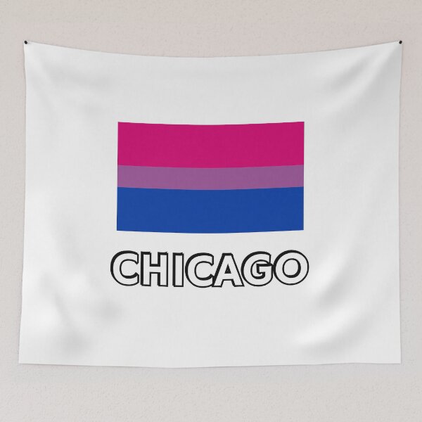 Item preview, Bi Pride Flag Chicago designed and sold by Inspirationmotivation.