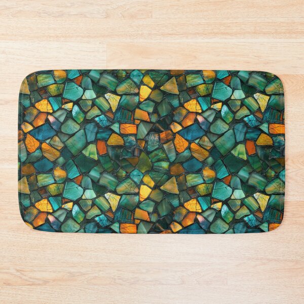 Item preview, Vibrant Abstract Stained Glass Mosaic designed and sold by NTGUILTY.