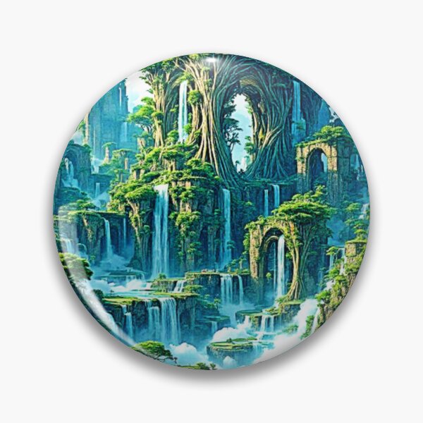 Item preview, Waterfall Tree Kingdom Dream designed and sold by Health And Fitness Posts e-Store.