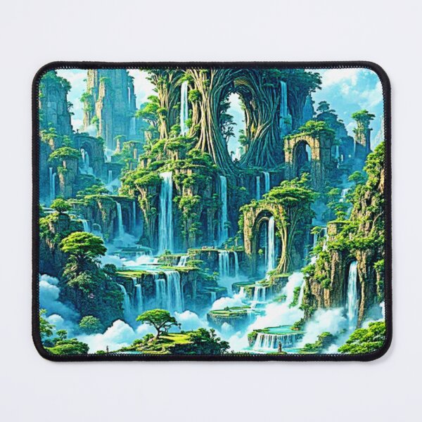 Item preview, Waterfall Tree Kingdom Dream designed and sold by Health And Fitness Posts e-Store.