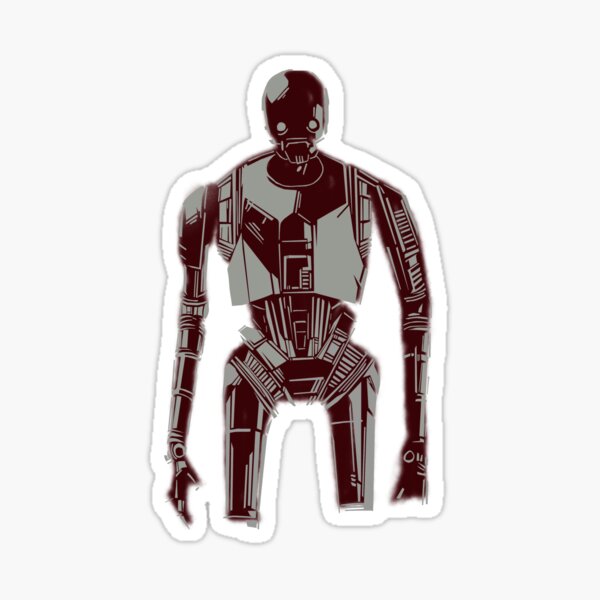 Item preview, K-2SO Rebel Droid Red Shadow designed and sold by Mongeek.