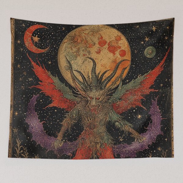 Item preview, Medieval Devil Art designed and sold by TheDarkWardrobe.