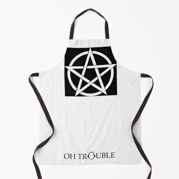 Item preview, black and white pentagram star designed and sold by adaroh.