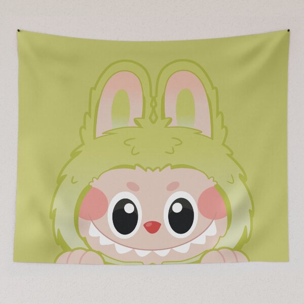 Item preview, Labubu Green Grape Peeker v2 designed and sold by Diyanggostyle.