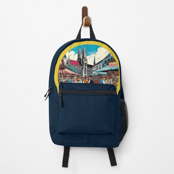 Item preview, Retro Munich 80s Cityscape – Vintage AI Art for Germany Travel Lovers, Urban Style Fans, and Nostalgic Decor designed and sold by knalpot-design.