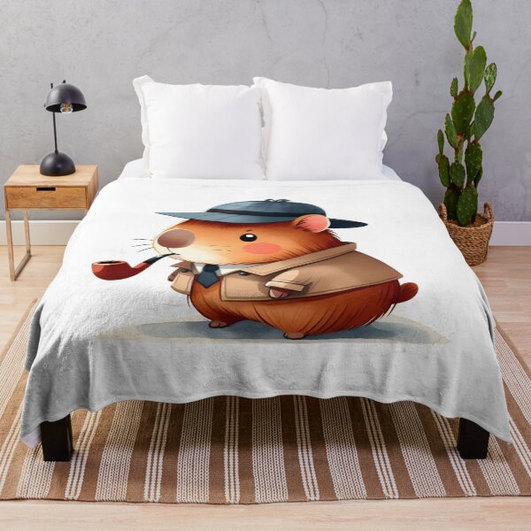 Item preview, Capybara Detective designed and sold by Polarisofficial.