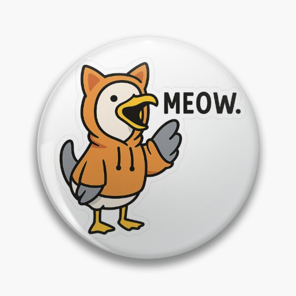 Item preview, Meowing Seagull – Cat Hoodie Meme Sticker designed and sold by Tripconic.