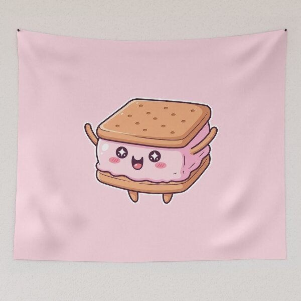 Item preview, Cute Kawaii Ice Cream Sandwich #8 designed and sold by SalahBlt.