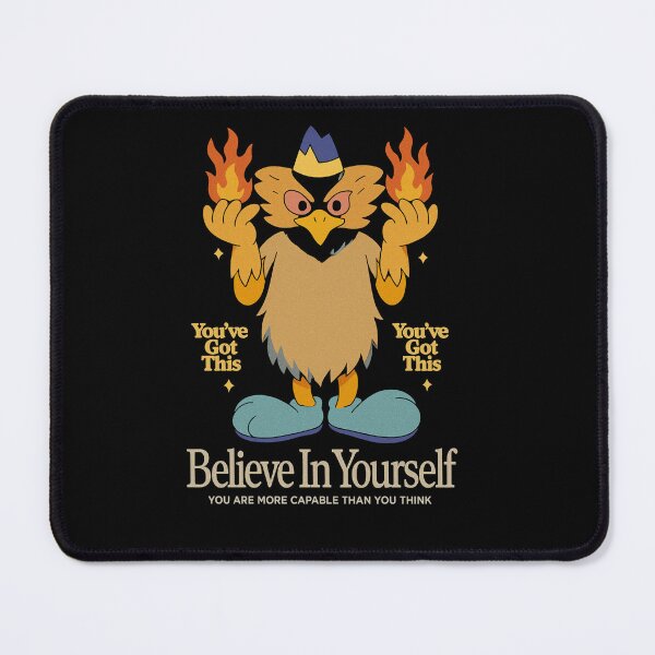 Item preview, Believe In Yourself – Retro Flame Bird Motivation Design designed and sold by mikoscha.