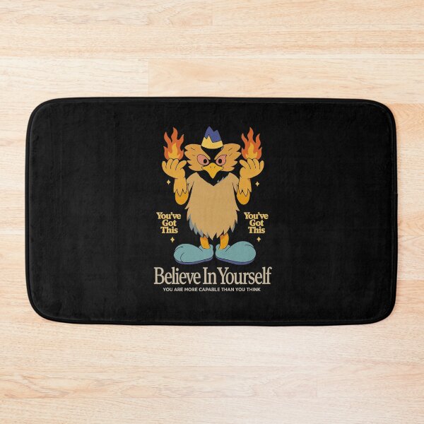 Item preview, Believe In Yourself – Retro Flame Bird Motivation Design designed and sold by mikoscha.
