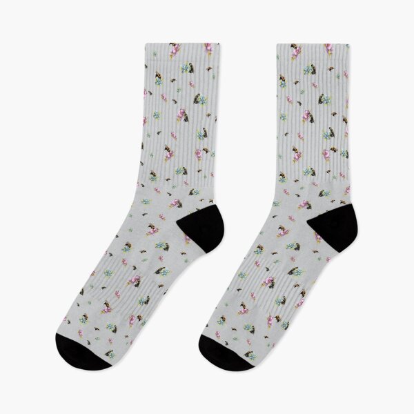 Item preview, Busy Bees in gray designed and sold by AMBnatureprints.