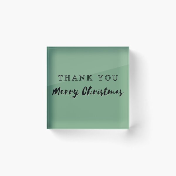 Item preview, Thank you, Merry Christmas designed and sold by Fantasy2Reality.