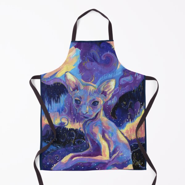 Item preview, Stardust and Sand- Whimsical Space Cat designed and sold by The Art Entropist.