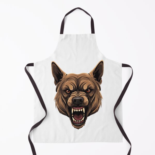 Item preview, Angry Dog Head Vector Illustration – Fierce Snarling Expression designed and sold by AFernandesDSG.