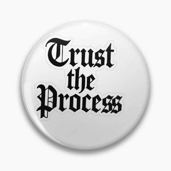 Item preview, Trust the Process Gothic Dark Aesthetic Sticker designed and sold by azkaStore.
