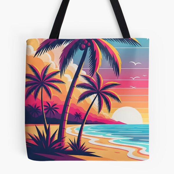 Item preview, Summer beach design with palm trees designed and sold by Nazardes.