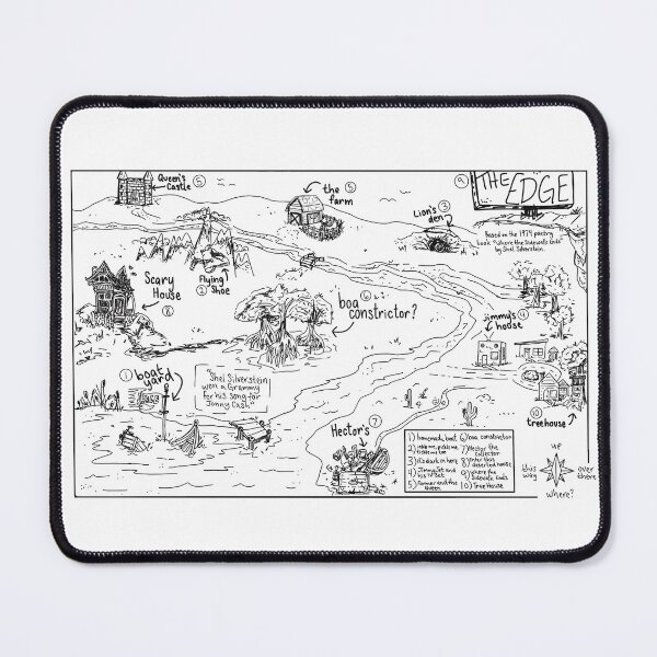 Item preview, The Edge Map designed and sold by hailimariestudios.