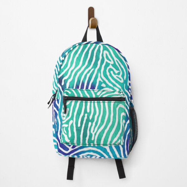 Item preview, Organic Labyrinth Pattern with Teal and Purple Gradient designed and sold by MySignatureItems.