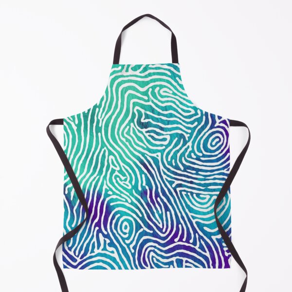 Item preview, Organic Labyrinth Pattern with Teal and Purple Gradient designed and sold by MySignatureItems.