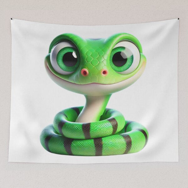 Item preview, Adorable Emerald Tree Boa designed and sold by Sillytoe.