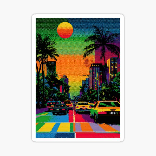 Item preview, Retro Pixels Dancing Through Vintage Game Vibes designed and sold by Piotrek0001.