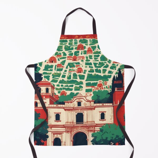 Item preview, Palenque Chiapas Mexico 1950s Vintage Travel Tourism Map designed and sold by TravelersGems.