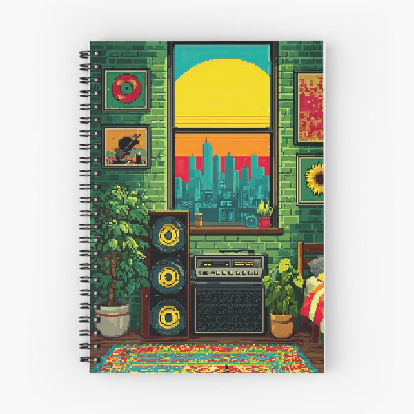 Item preview, Digital Pixels Pulse with Groovy Vintage Soul designed and sold by Piotrek0001.
