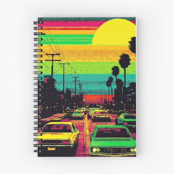 Item preview, Pixel Color Burst with Retro Music Mood designed and sold by Piotrek0001.