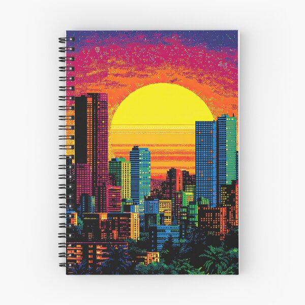 Item preview, Retro Pixel Glow in Warm Funky Colors designed and sold by Piotrek0001.