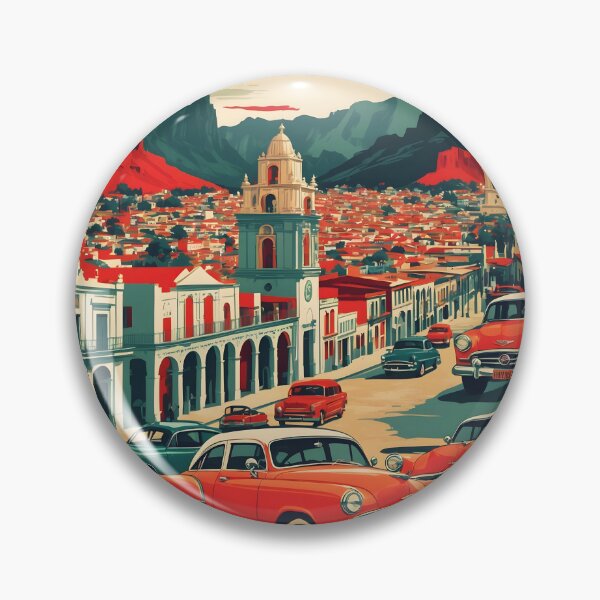 Item preview, Yajalon Chiapas Mexico 1950s Vintage Travel Tourism Map designed and sold by TravelersGems.