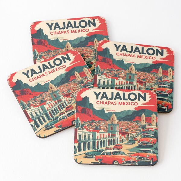 Item preview, Yajalon Chiapas Mexico 1950s Vintage Travel Tourism Map designed and sold by TravelersGems.
