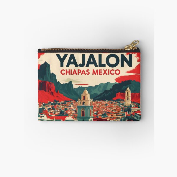 Item preview, Yajalon Chiapas Mexico 1950s Vintage Travel Tourism Map designed and sold by TravelersGems.