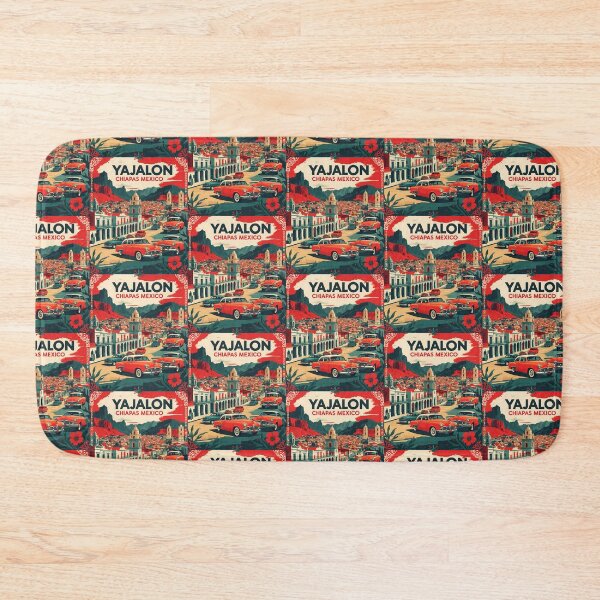 Item preview, Yajalon Chiapas Mexico 1950s Vintage Travel Tourism Map designed and sold by TravelersGems.