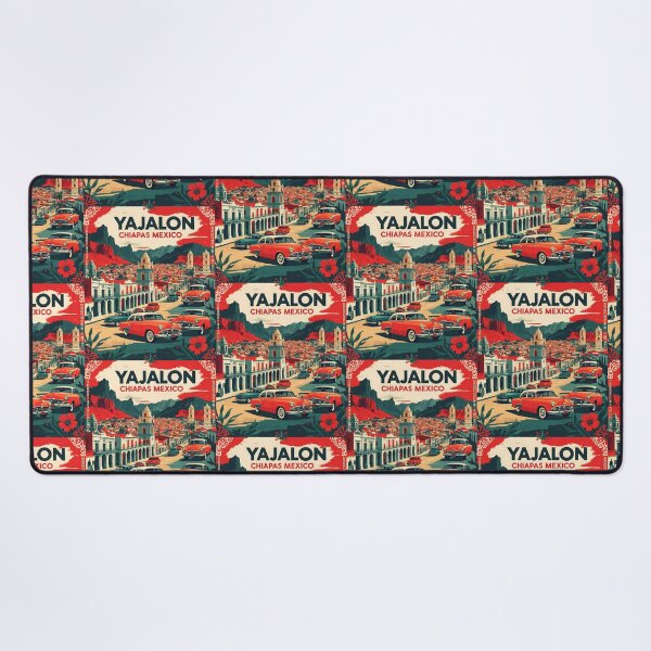Item preview, Yajalon Chiapas Mexico 1950s Vintage Travel Tourism Map designed and sold by TravelersGems.