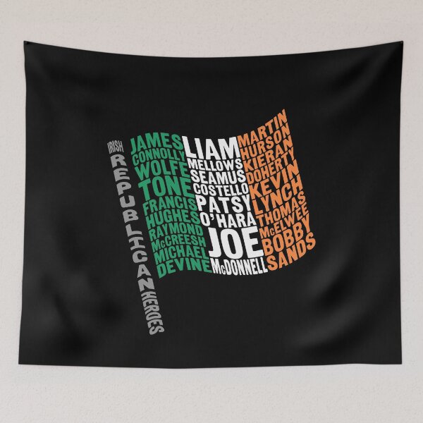 Item preview, Irish Republican Heroes Flag designed and sold by Eat the Rich.