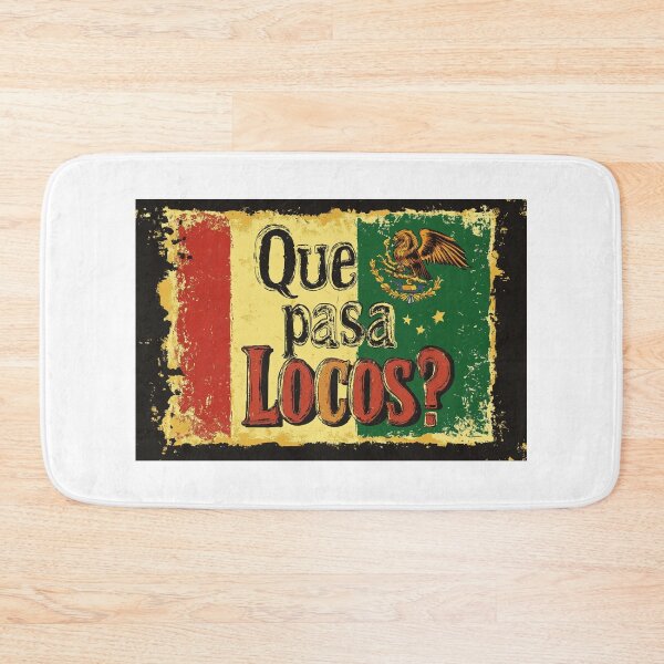 Item preview, Fun Mexican quote "What's up Crazies?" designed and sold by VerdeVowPress.