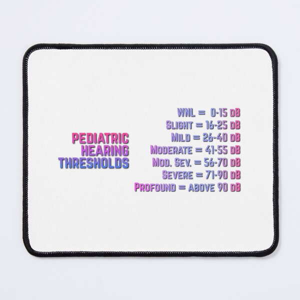 Item preview, Pediatric Hearing Threshold Chart designed and sold by graceometry.