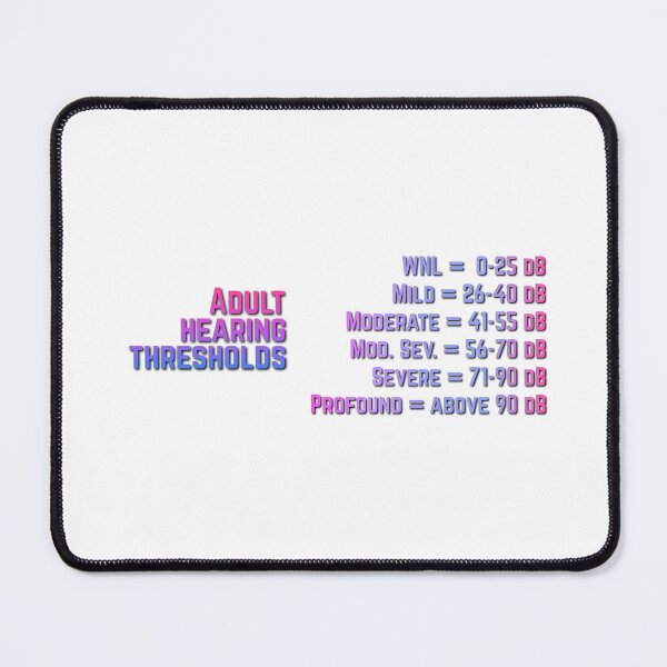 Item preview, Adult Hearing Thresholds designed and sold by graceometry.