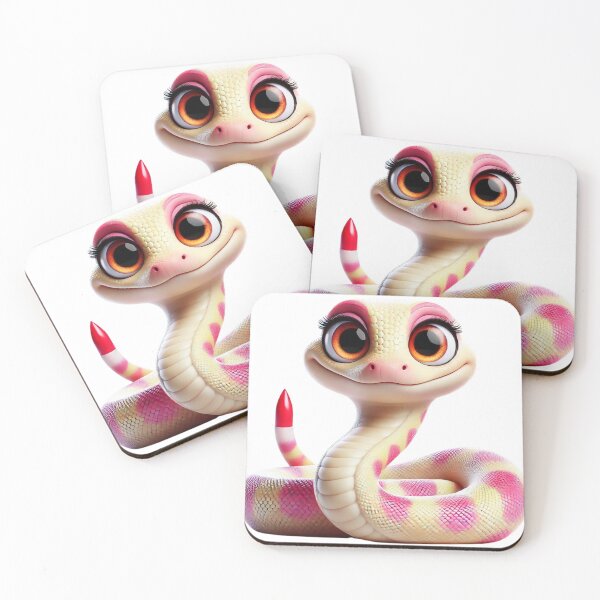 Item preview, Adorable Lipstick Albino Boa designed and sold by Sillytoe.