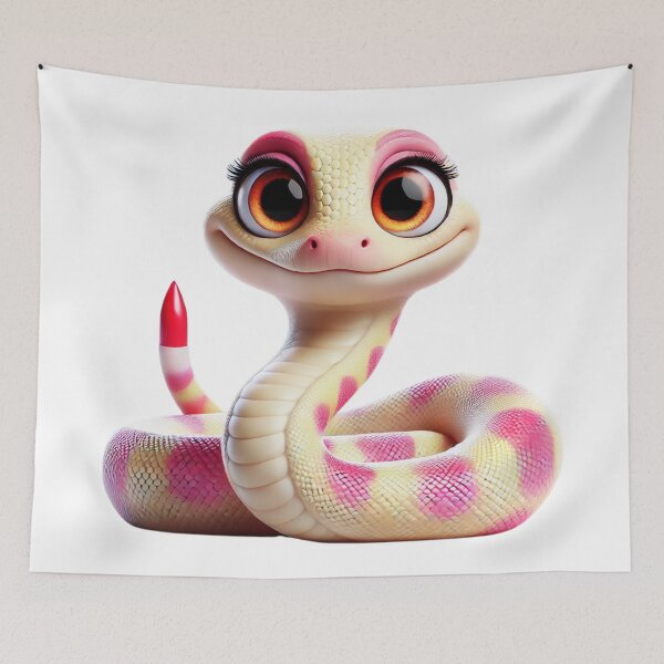 Item preview, Adorable Lipstick Albino Boa designed and sold by Sillytoe.